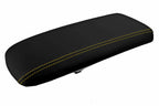 Leather Console Lid Armrest Cover for Ford Explorer (1995–2001) Yellow Stitch