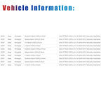 Drive Shaft Assembly for Jeep Wrangler 2007–2011 4WD 2 Door 3.8L