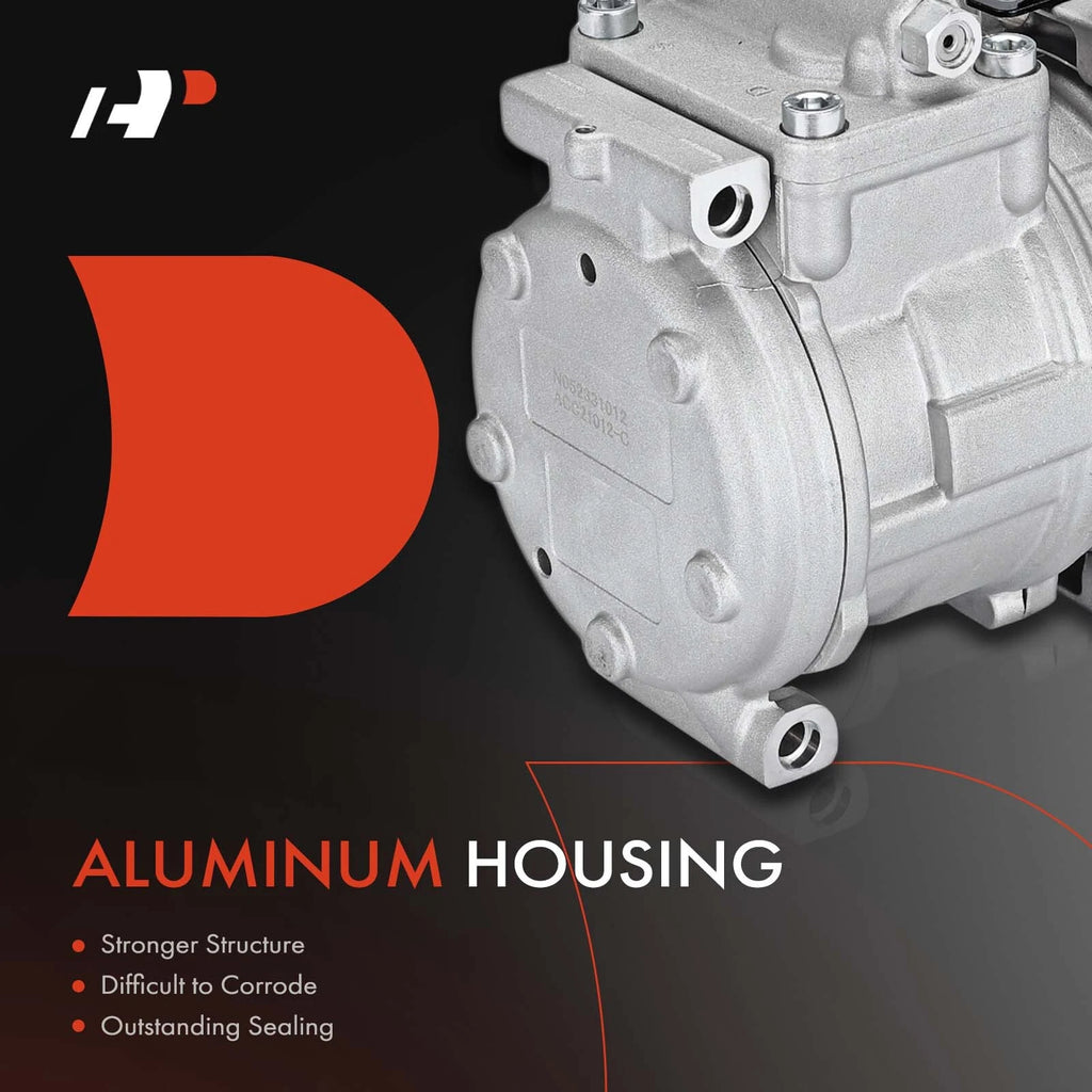 A/C Compressor with Clutch for Mercedes-Benz C300 C350 C400 (2008–2015)