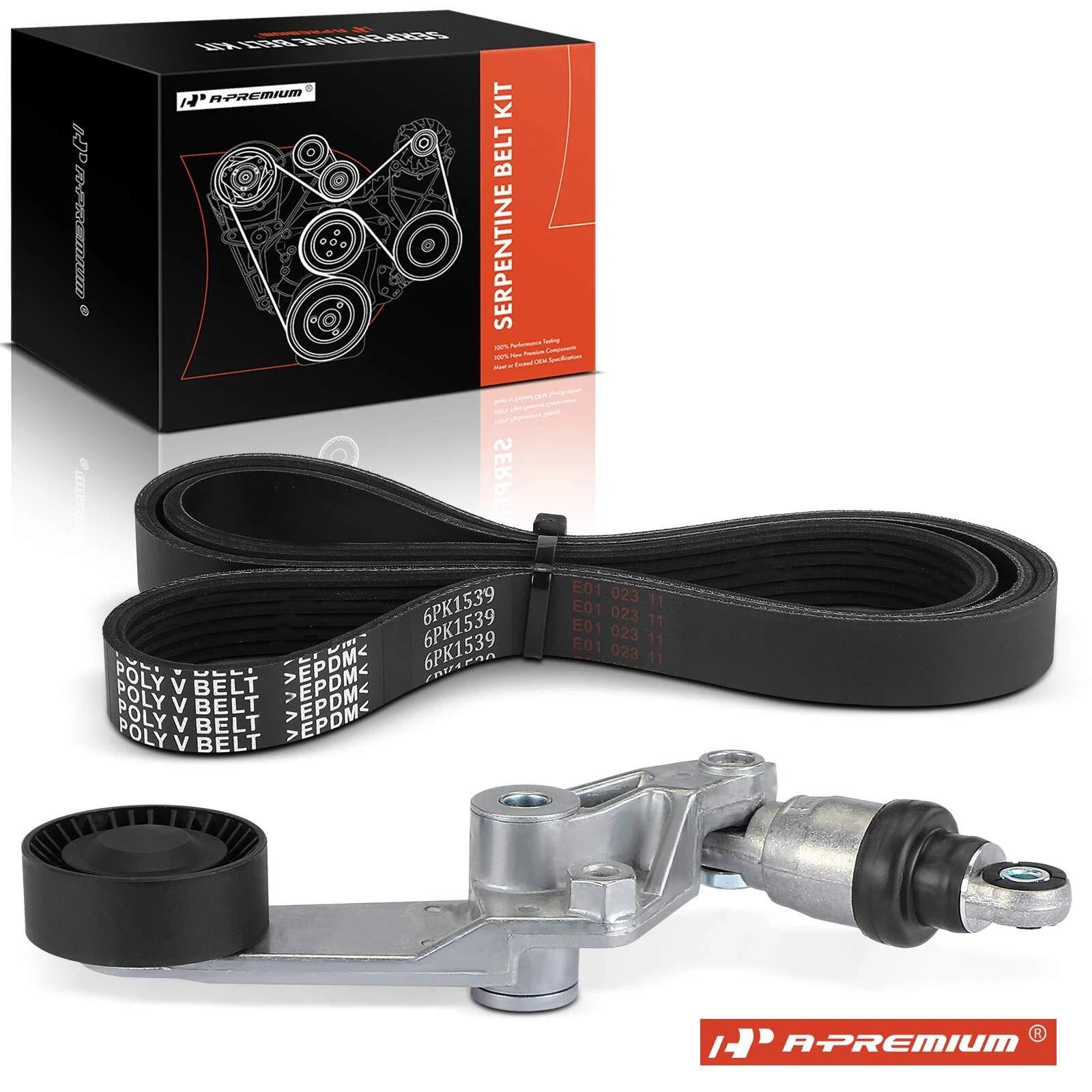 2X Serpentine Belt Drive Component Kit for Toyota Corolla Matrix (2003–2008)