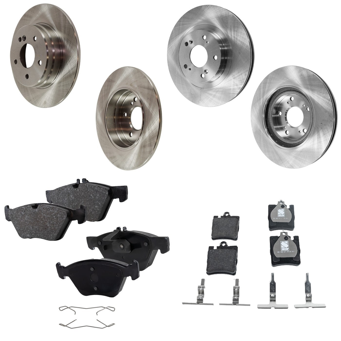 Brake Disc and Pad Kit for MB Mercedes E Class Sedan