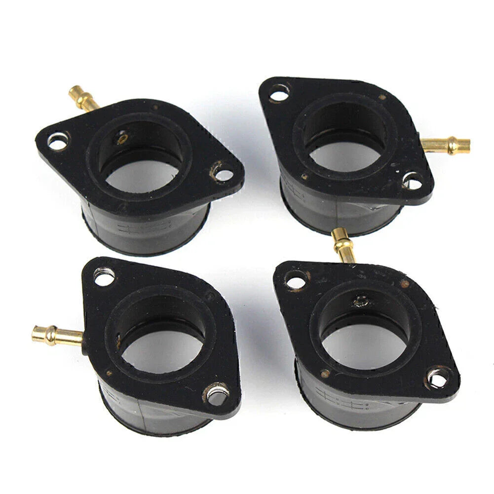 4 Pcs Carburetor Intake Manifold Boots for Kawasaki KZ1000 KZ1100 (1977-1983)