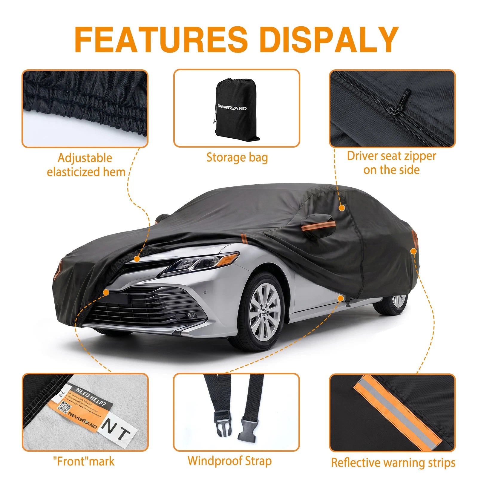 Waterproof All Weather Car Cover for Nissan Sentra (2013–2023)