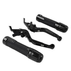 Black Extendable Brake Clutch Levers for Honda CBR125R CBR150R (2004-2023)