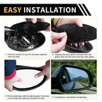 Right Mirror Glass Replacement for Dodge Ram 1500 (2010-2023)