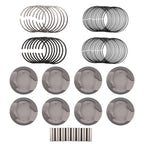 Engine Piston Set w/ Rings for Dodge Dakota 4.7L SOHC 16V (2008–2011) 68031605AD