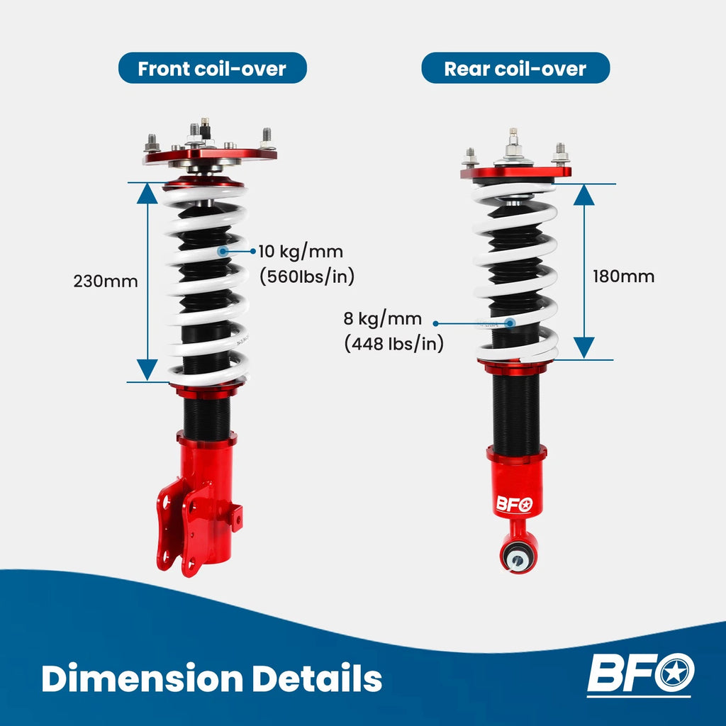 Coilover Shocks and Springs Kit for Subaru Forester (2009-2013)