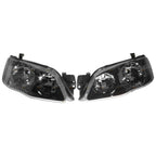 LH+RH Black Headlights for Ford Falcon BF Series 2 Futura XT (2005-2008)