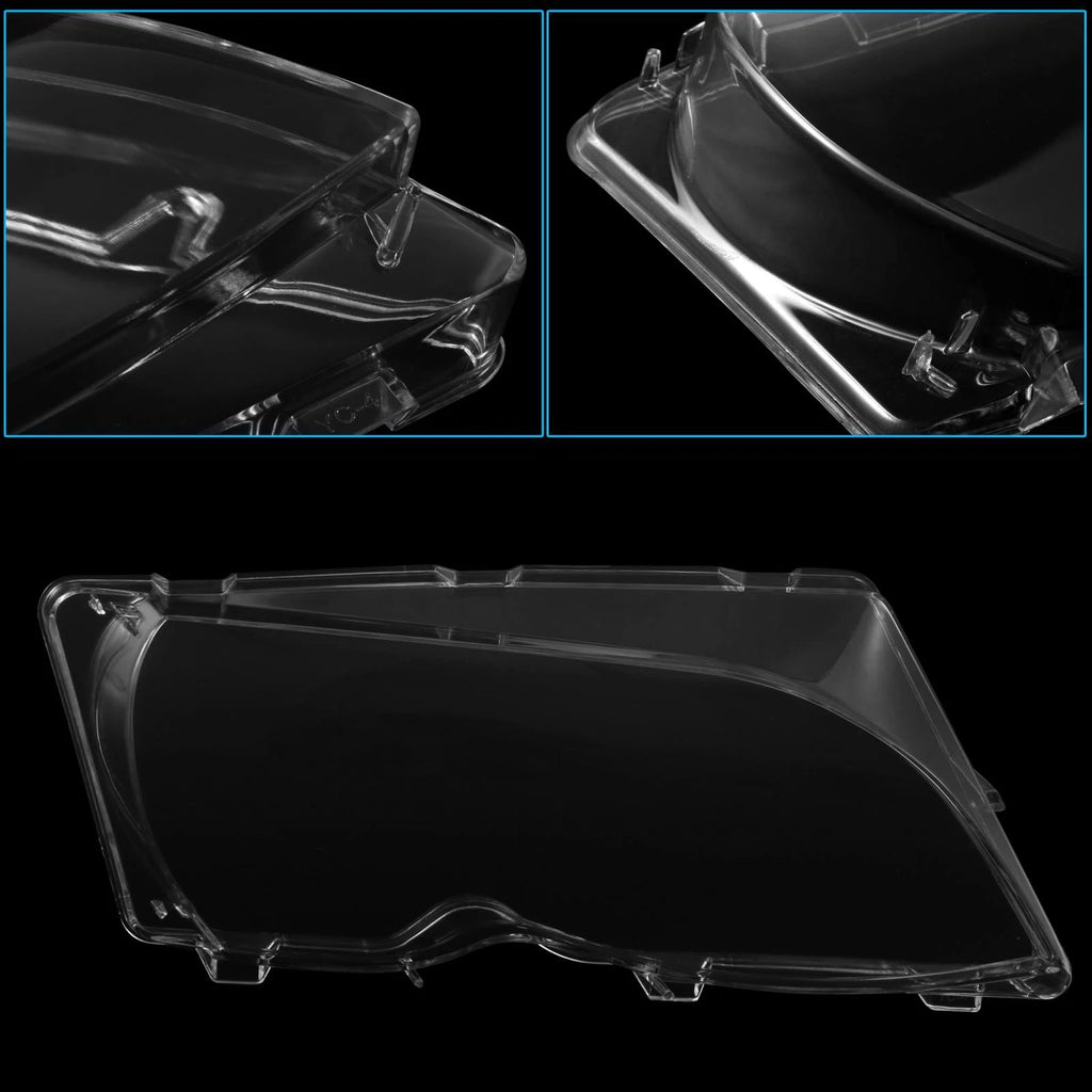 1 Pair Headlight Lens Cover for BMW E46 (1998–2006) 63126924045