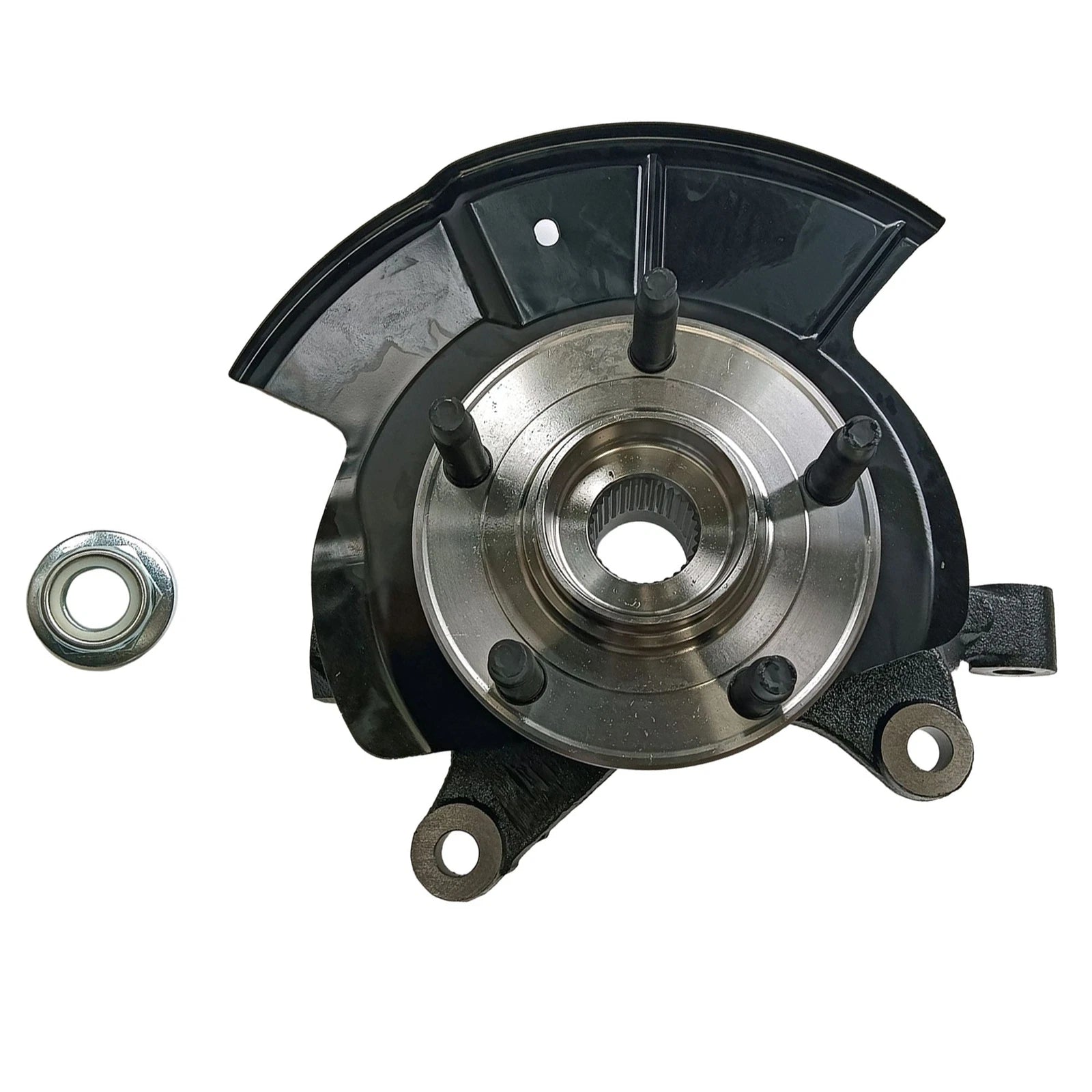 Front Right Steering Knuckle and Wheel Hub Bearing for Ford Edge (2011–2014)