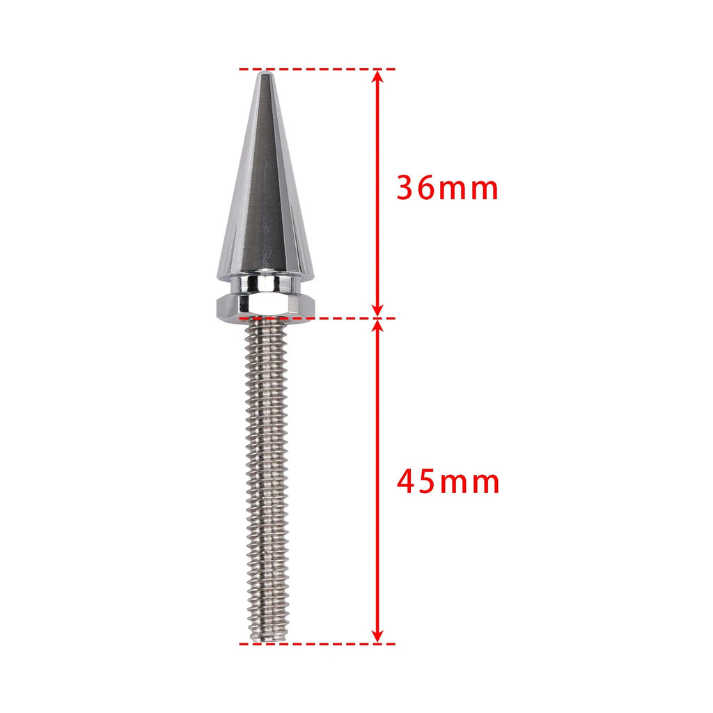 3X Silver 1/2"-20 Windshield Fairing Mounting Spike Bolts for Touring (2014–2025)
