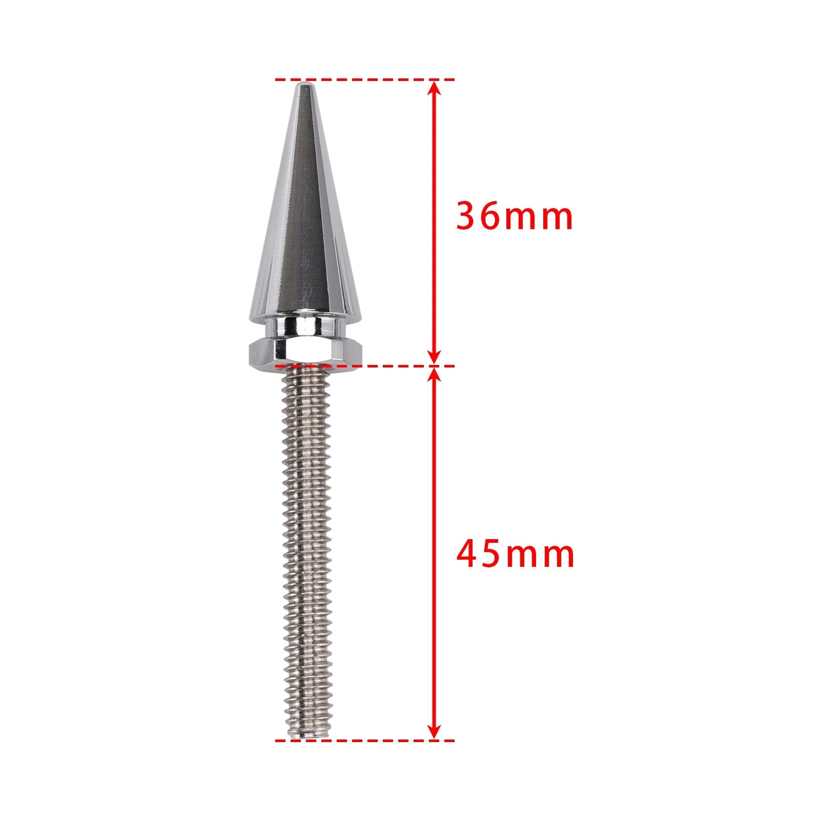 3X Silver 1/2"-20 Windshield Fairing Mounting Spike Bolts for Touring (2014–2025)