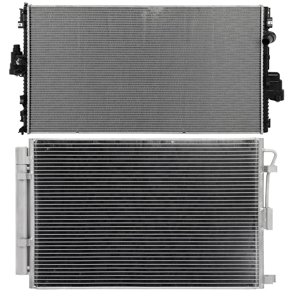 Aluminum Radiator & AC Condenser Cooling Kit for Kia Soul (2012–2013)