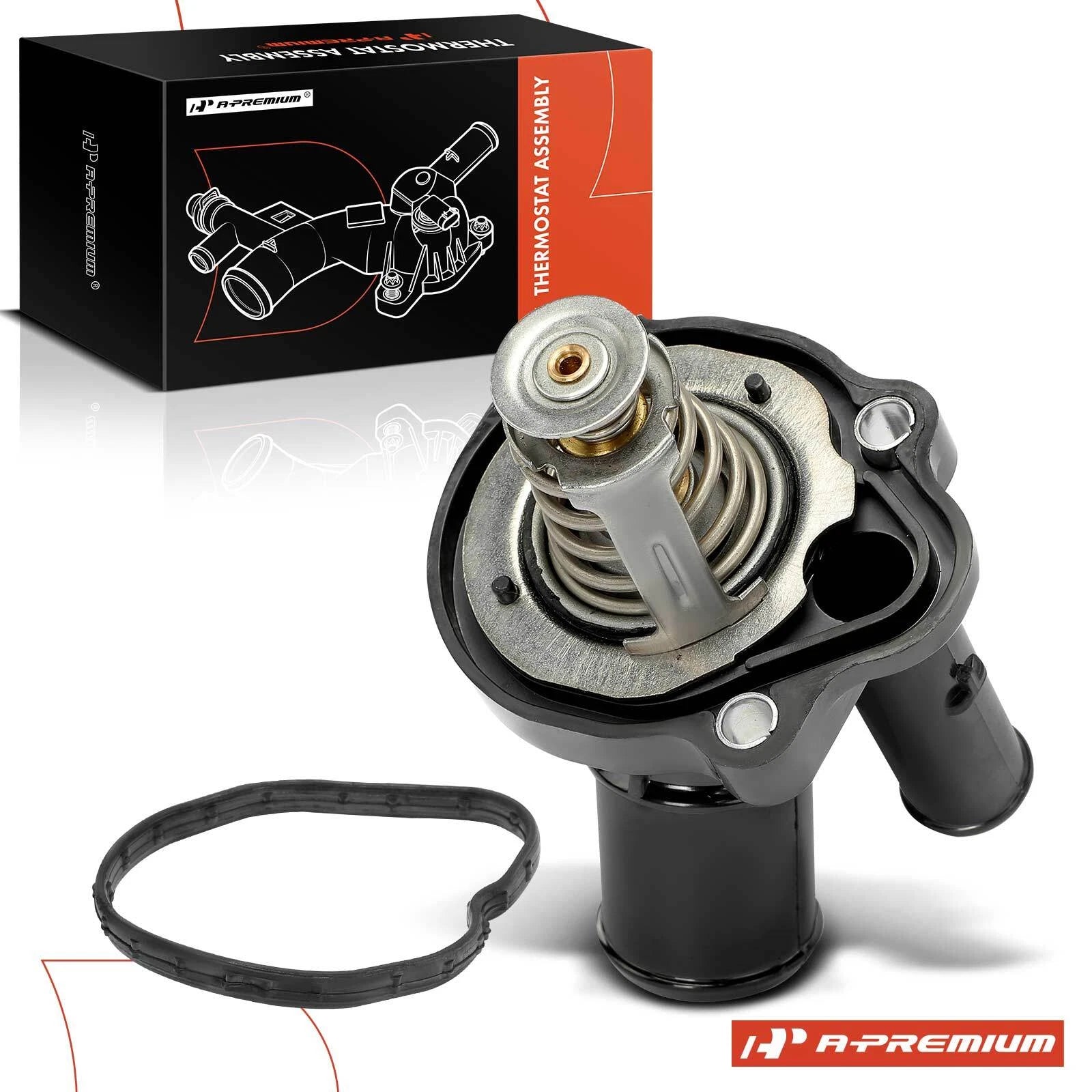 Engine Coolant Thermostat Housing for Ford Escape, Mazda 3, 6, 5 (2001–2023)