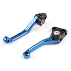 CNC Brake Clutch Levers for Yamaha WR250F/450F (2005–2013) - Blue