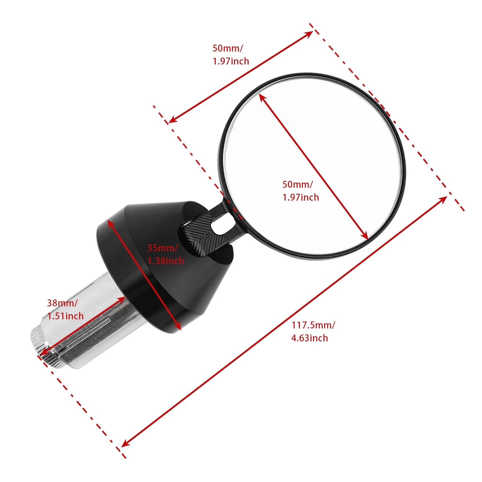 CNC Bar-end Mirrors for Vespa GTS 300 (2008–2023)