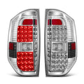 Pair Full LED Tail Lights for Tundra (2014–2021) - Chrome Housing
