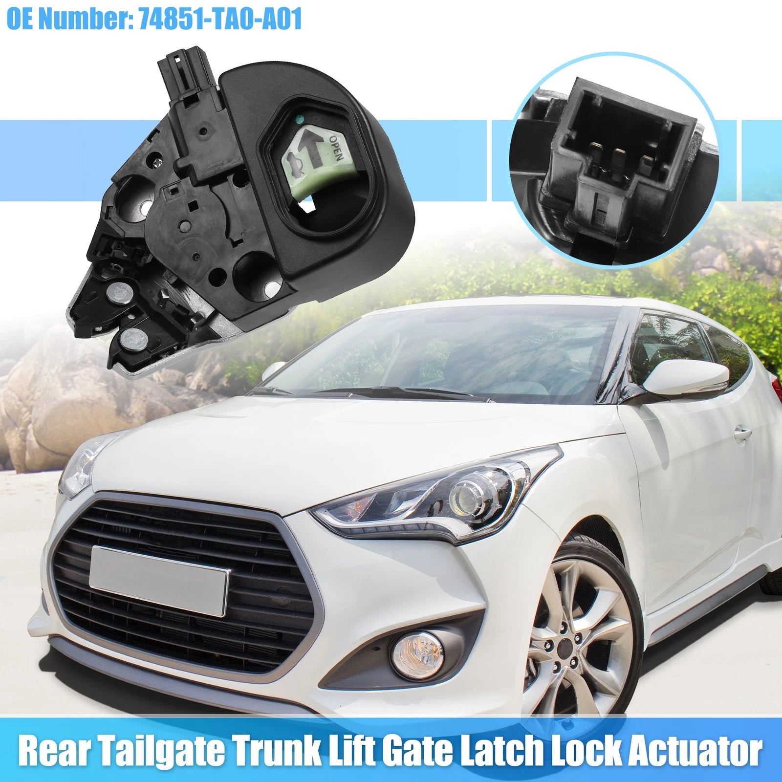 Rear Tailgate Latch Lock Actuator for Honda Accord (2008–2012)
