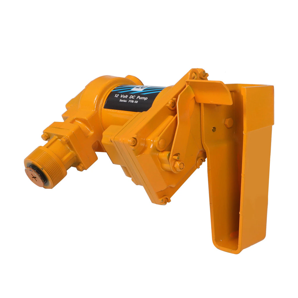 12V Fuel Transfer Pump with Nozzle for Gas Diesel (20GPM)