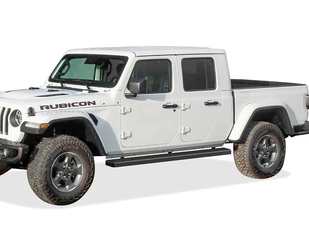 Set of 2 Running Boards for Jeep Gladiator (2020-2026) Matte Black
