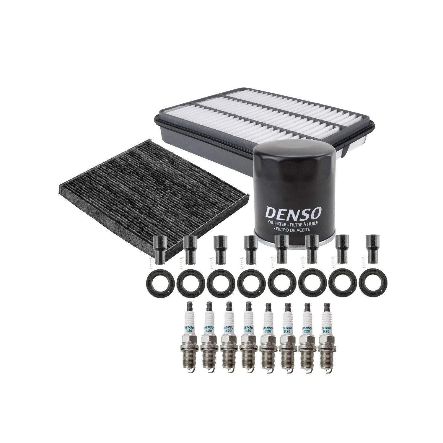 Denso Tune Up Kit 8 Spark Plugs & Boots for Lexus GX470 (2003–2009)