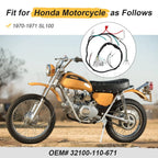 Wiring Harness for Honda SL100 (1970–1971) 32100-110-671