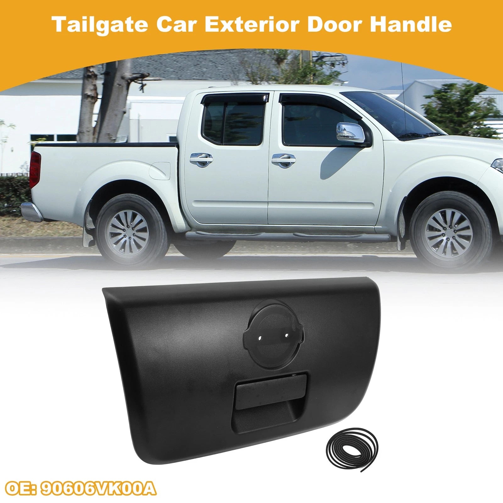 Rear Car Exterior Door Handle No. 90606VK00A for Nissan Frontier (2005–2023)