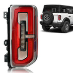 LED Tail Light for Ford Bronco (2021–2026) w/ Yellow Turn Signal Right