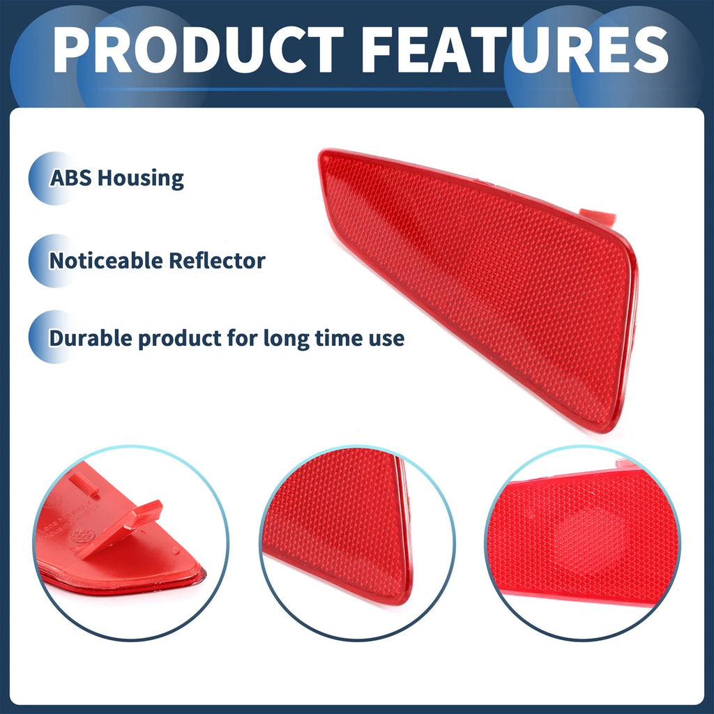 Bumper Reflector No.JX7B13B415CA for Ford Focus Sedan (2019–2020) Red