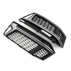 Honeycomb Mesh Fog Light Grille Cover for Audi A4 B9 S4 (2016-2018)