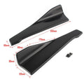 35cm ABS Bumper Spoiler Under Skirt Rocker Wings for Car SUV AUTO