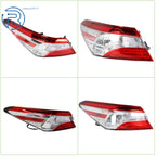 Rear Driver Side Tail Light for Toyota Camry (2018-2020) Clear Halogen