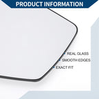 Heated Left Side Mirror Glass for Ford Escape (2008–2012)