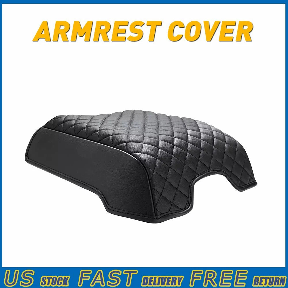 Center Console Lid Armrest Cover Cushion Pad for Ford F150 F250 F350 (2015–2022)