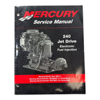 Service Manual for Mercury 240 Jet Drive Electronic Fuel Injection (2001) 90-884822