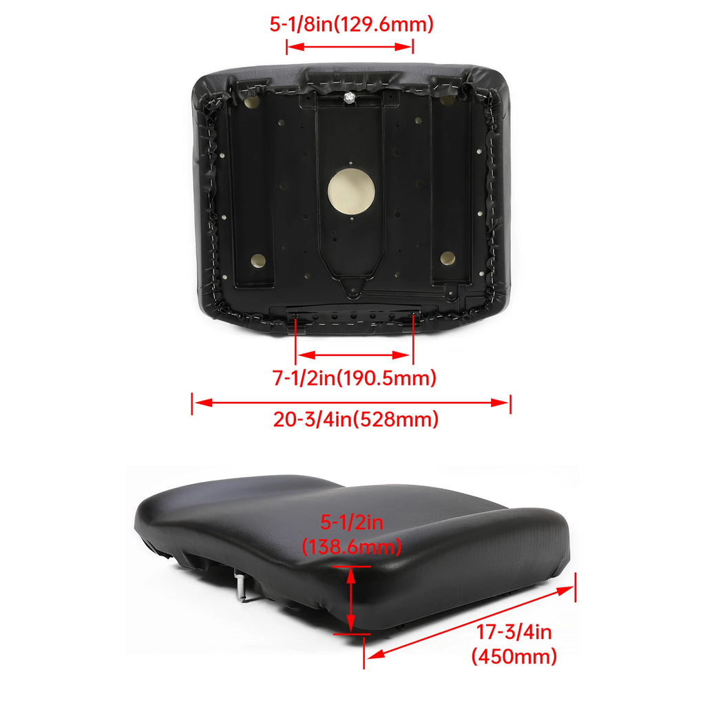 Driver Seat Bottom Cushion for Polaris Ranger XP 900 (2013–2019)