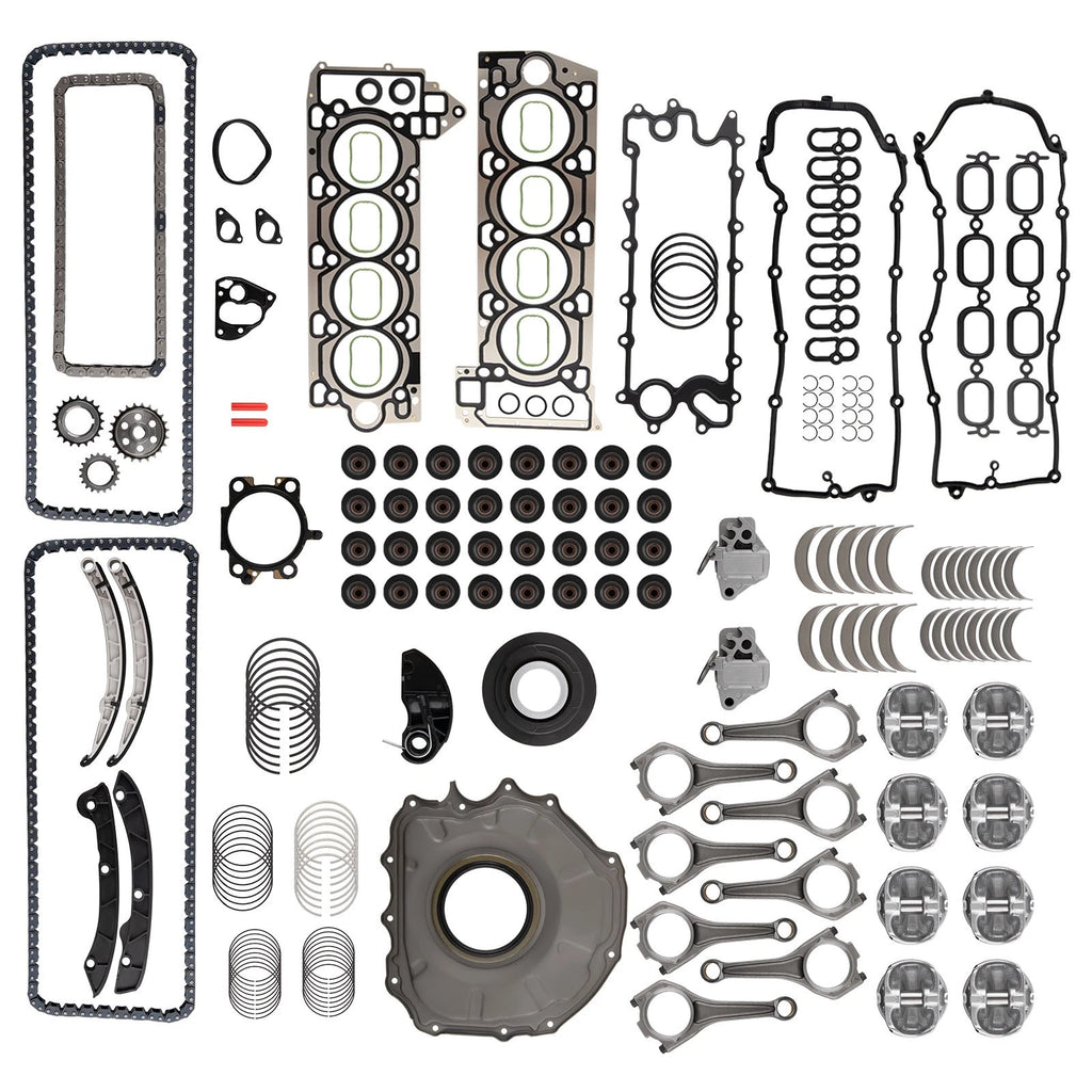 AJ133 Engine Overhaul Rebuild Kit with Rods & Timing for Jaguar Range Rover (2010–2012)
