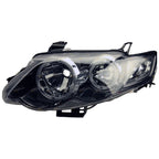 LH+RH Black Angel-Eyes HeadLight for Ford FG Falcon XR6 XR8