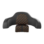 Rear Trunk Passenger Backrest for Indian Chieftain (2014–2023) Black Orange