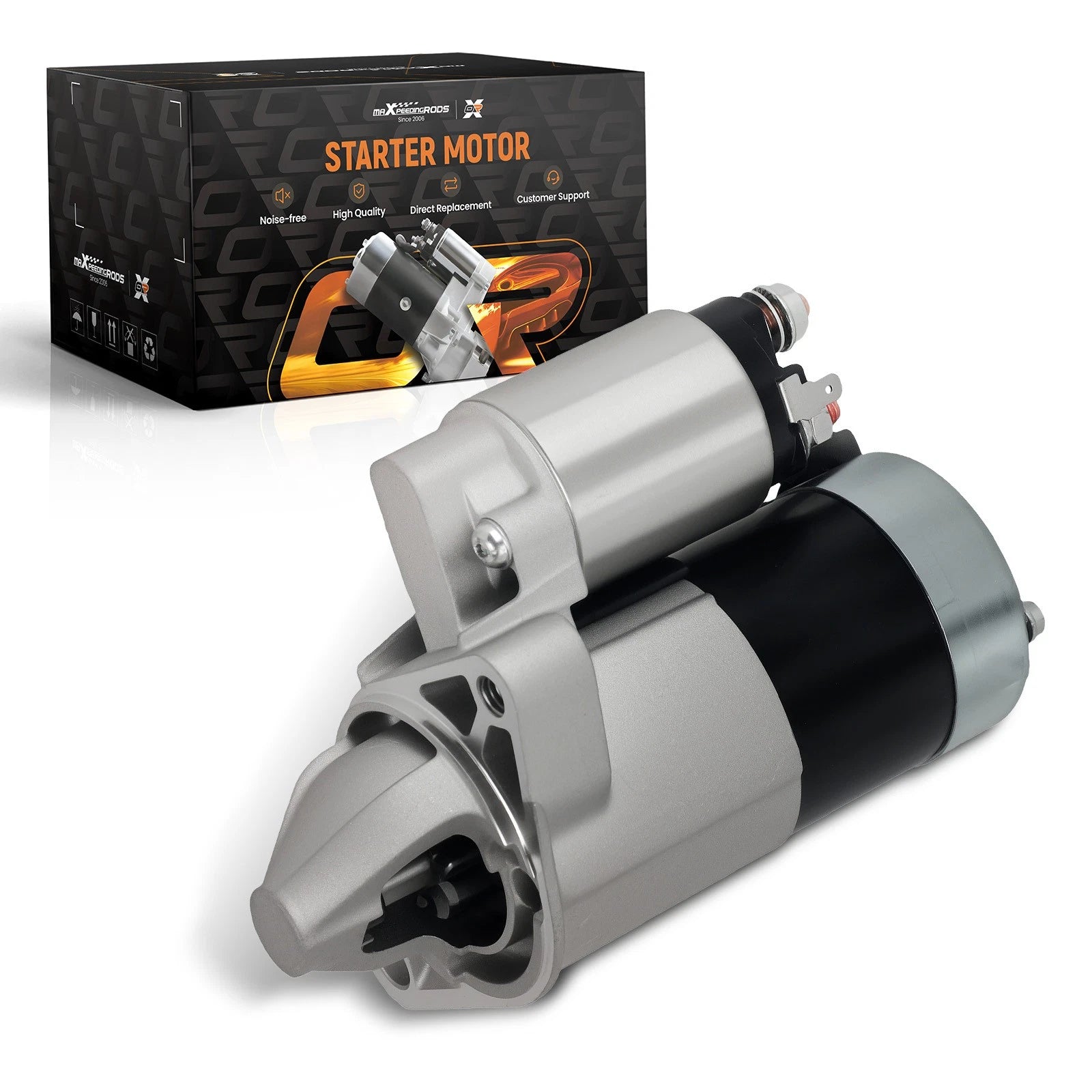 Starter Motor for Chrysler PT Cruiser 2.4L (2003–2010) 17849N 12V 9 Teeth 1.2KW