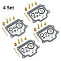 4X Carburetor Repair Kit for Suzuki Quadsport 80 LT80 (1987–2006)