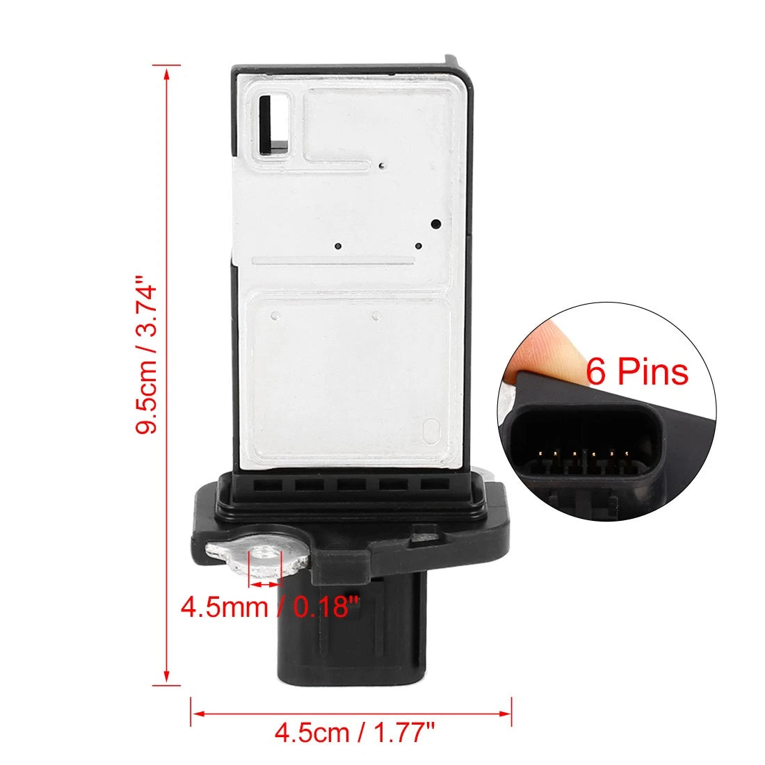 3W4A-12B579-AB Mass Air Flow Meter Sensor for Ford Mercury Lincoln 