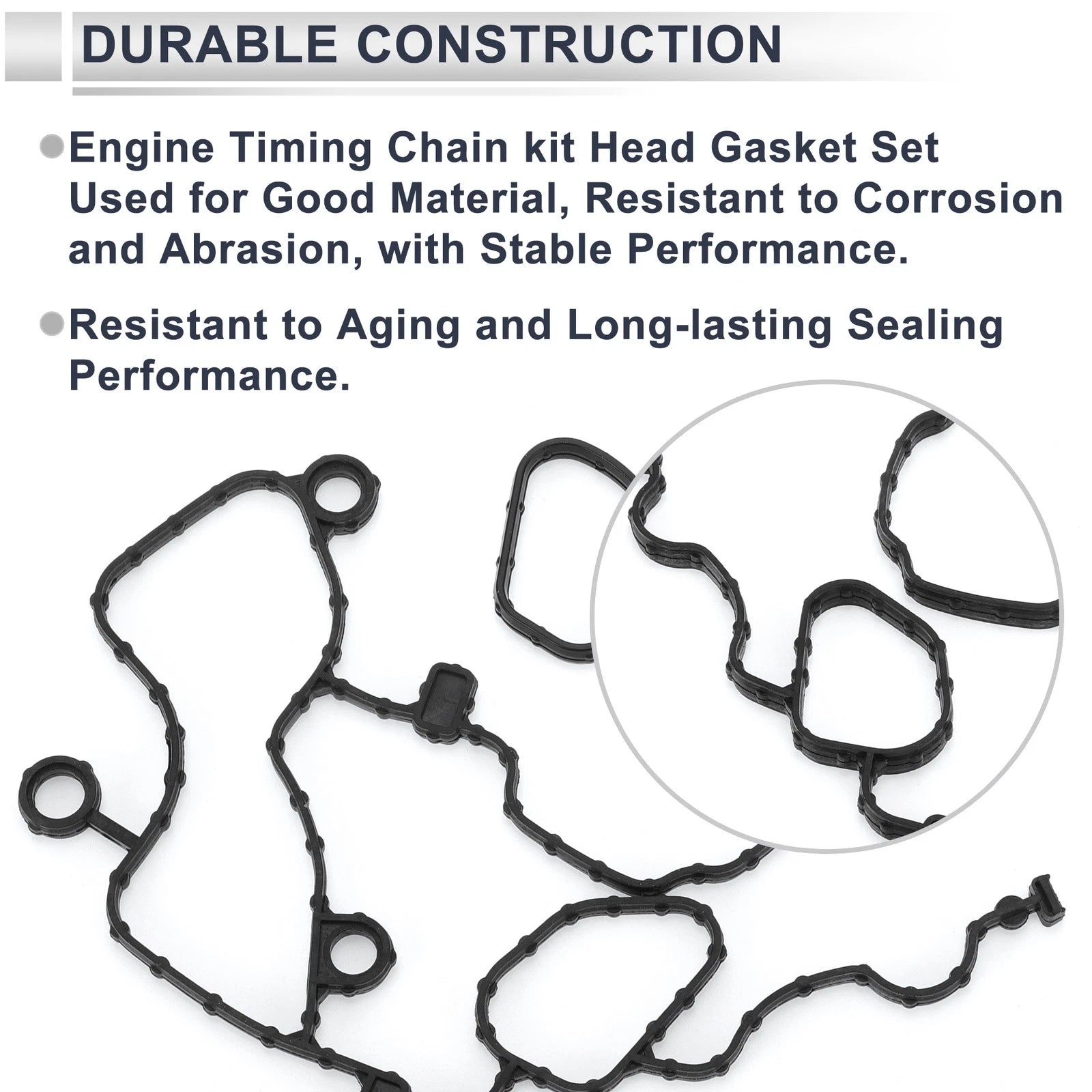 Set of 1 Timing Cover Gasket No. 68228480AA for Chrysler Dodge 3.6L V6