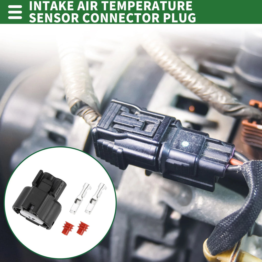 2 Pin Intake Air Temperature Sensor Connector Plug for Toyota 