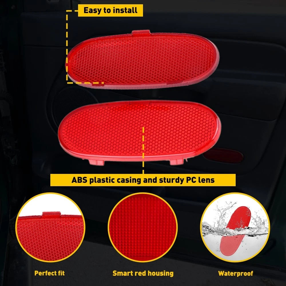 Inner Front Door Panel Light Trim Reflector for Dodge Ram 2500/3500 (2003–2009)