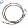 4AN 90 Degree Hose End for Turbo Oil Feed Line (48")