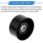 Drive Belt Idler Pulley for Acura TSX, Honda (2004-2014) - 1 x Pulley