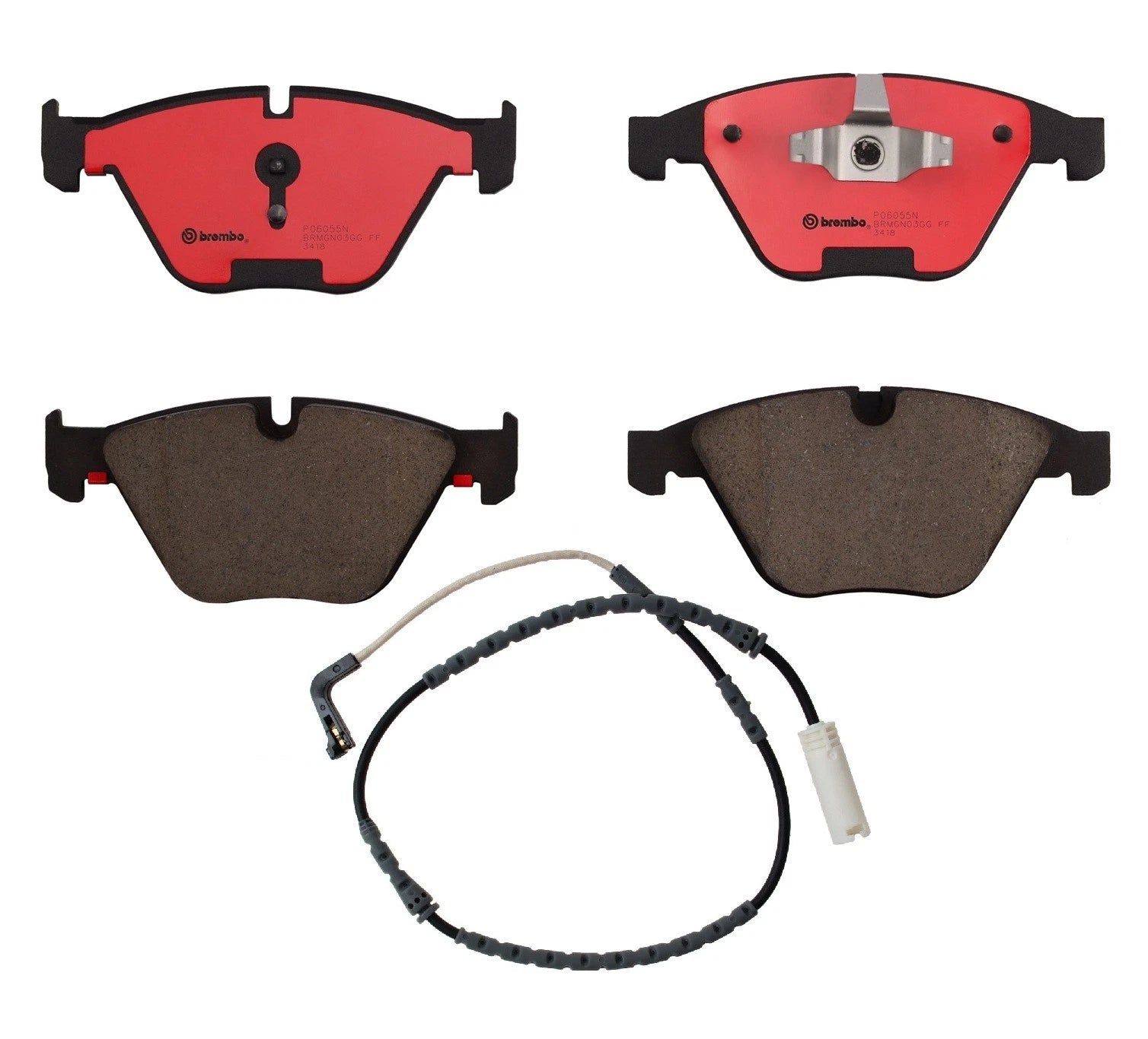 Brembo Ceramic Front Brake Pad & Sensor for BMW E90 E91 E92 (2007–2013)