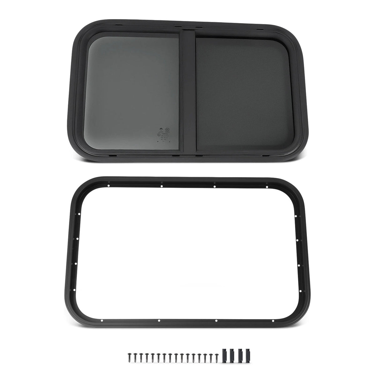 24" x 15" Horizontal RV Window for RV/Camper/Trailer (Fits Various Models)