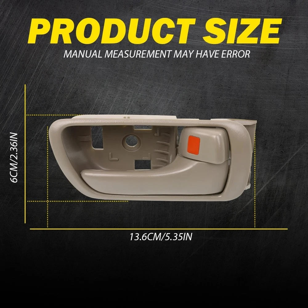 2X Inner Door Handle Armrest for Toyota Camry (2002–2006)